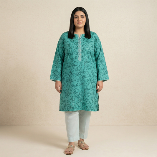 Aqua Grace 3PC Lawn Suit PSW-10997