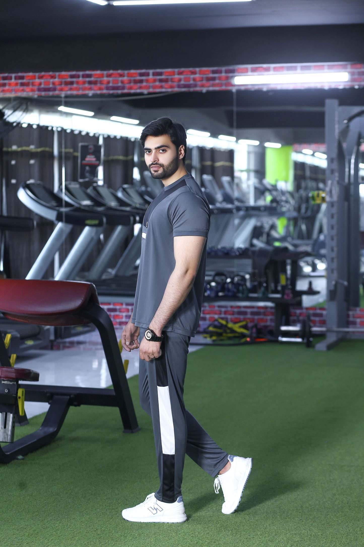 Steel Gray Performance Regular Sportswear Tracksuit PSM-9165