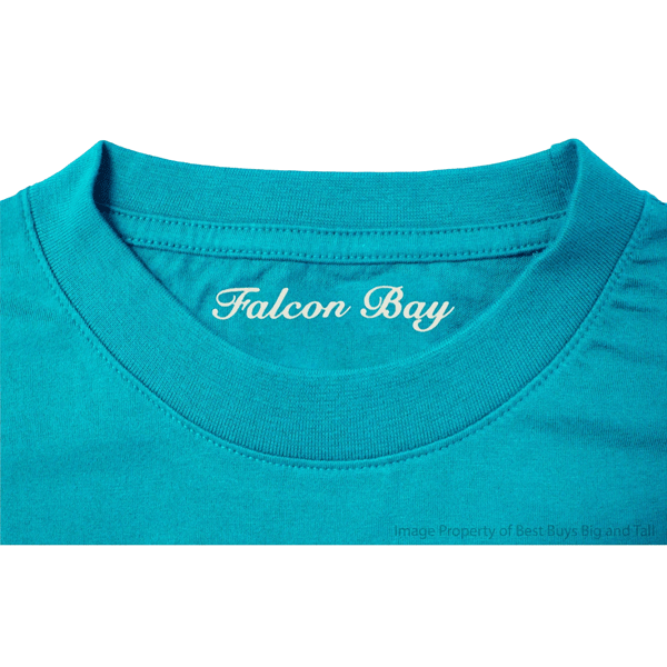 Aqua Big & Tall Cotton Pocket T-Shirt – Front View with Chest Pocket