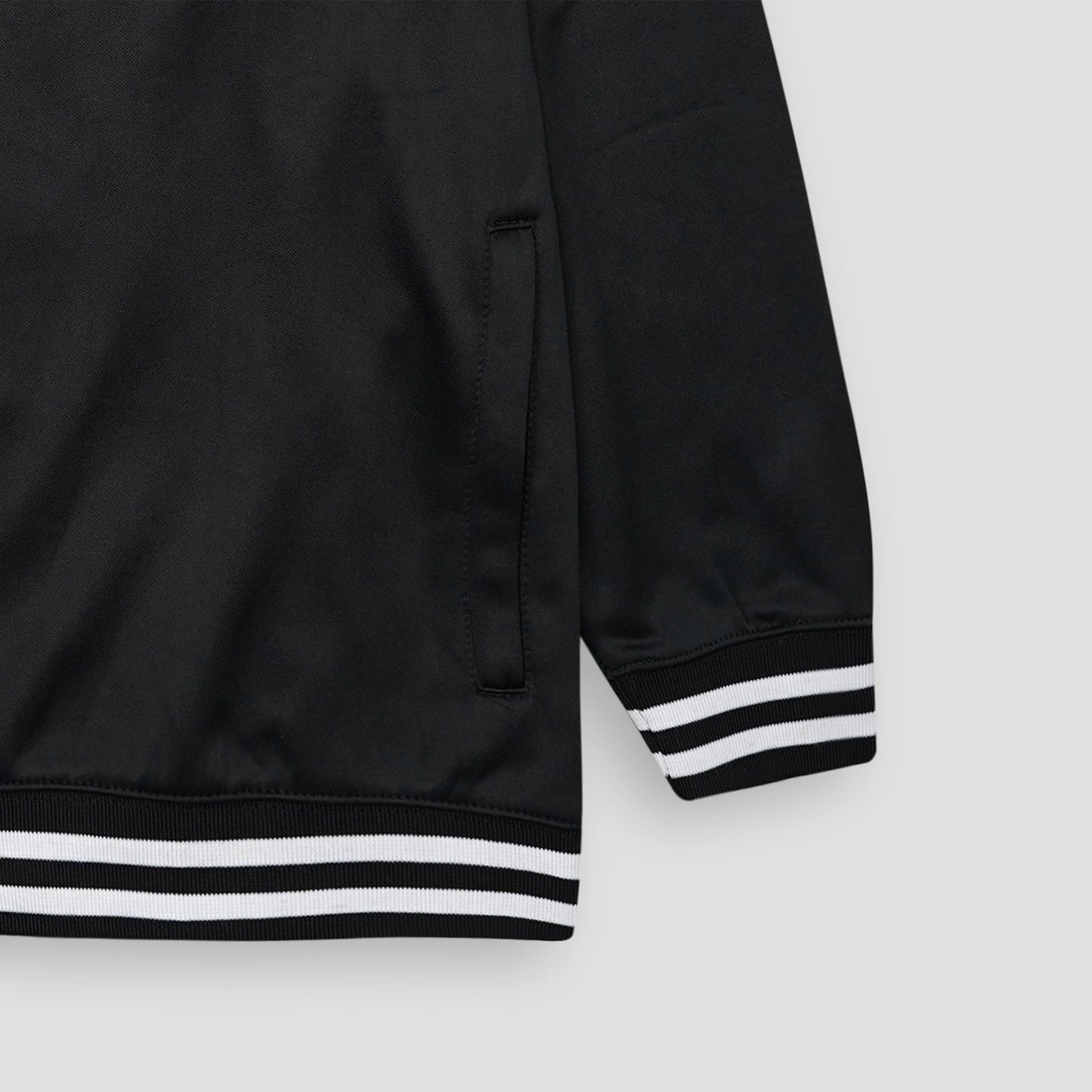 Athleisure Edge Black Plus-Size Tracksuit PSM-10199