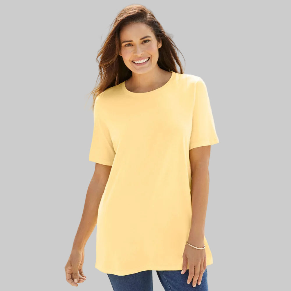Banana Perfect Short-Sleeve Crewneck Tee PSW-7883
