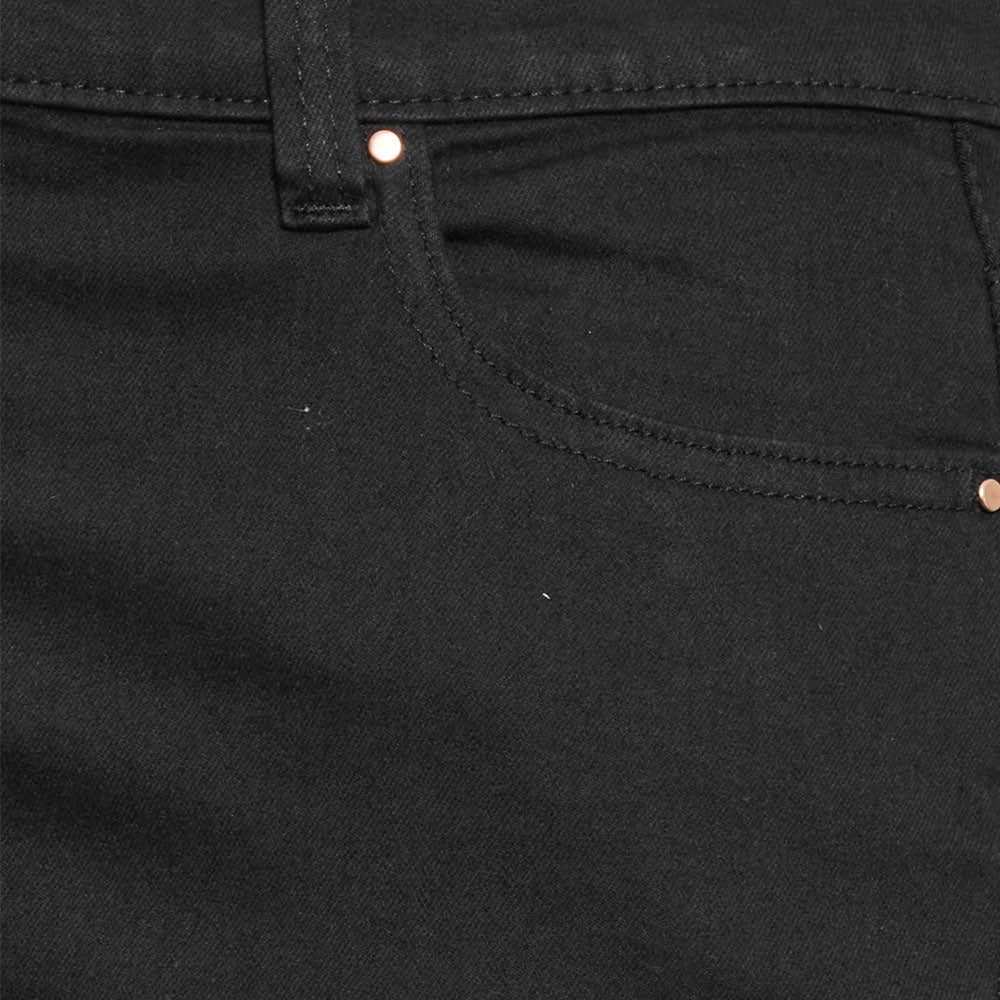 Black Classic Straight Leg Fit Jeans PSW-7967
