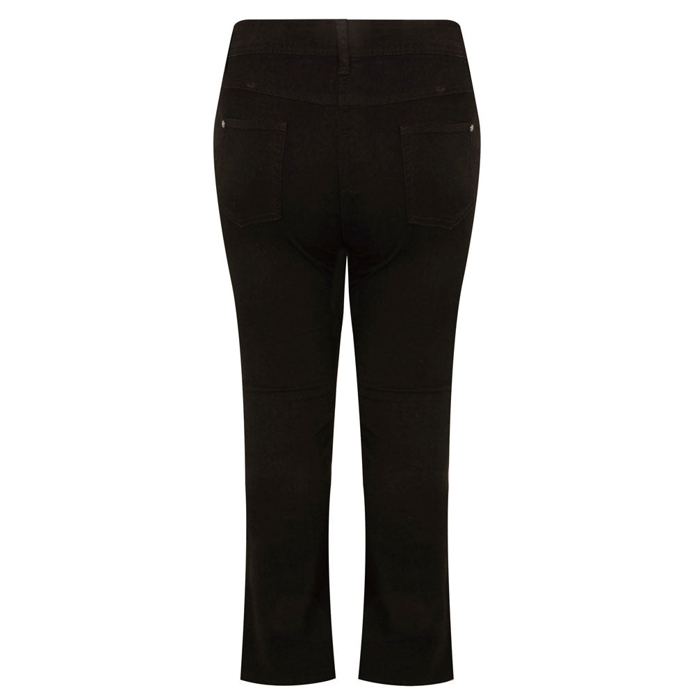 Black Curve Bootcut Fit Stretch Jeans PSW-7987
