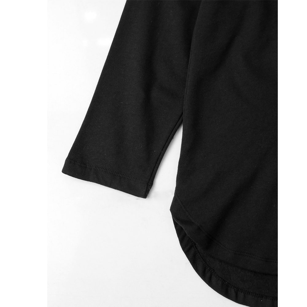 Plus Size Fleece Shirttail Hem Hoodie PSW-7769