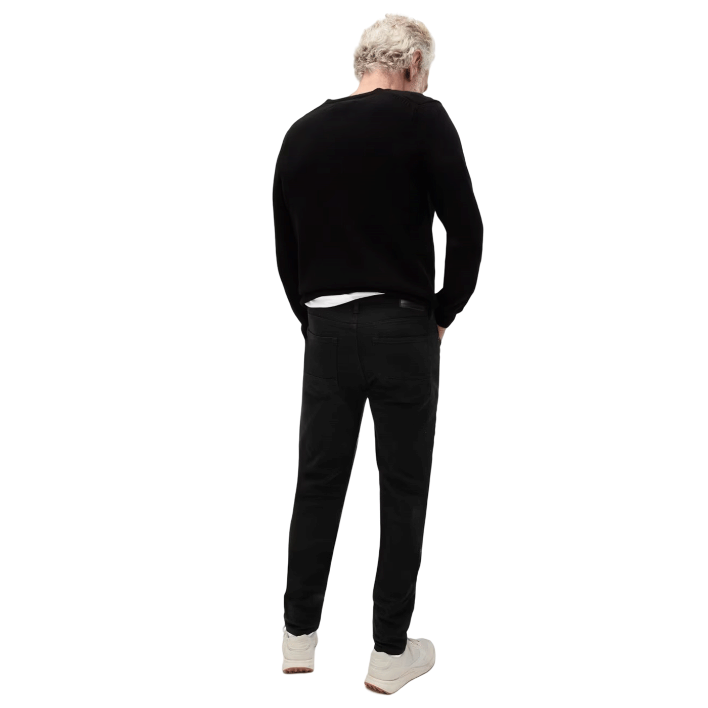 Black Skinny Fit Flex Stretch Plus Size Jeans PSM-9262