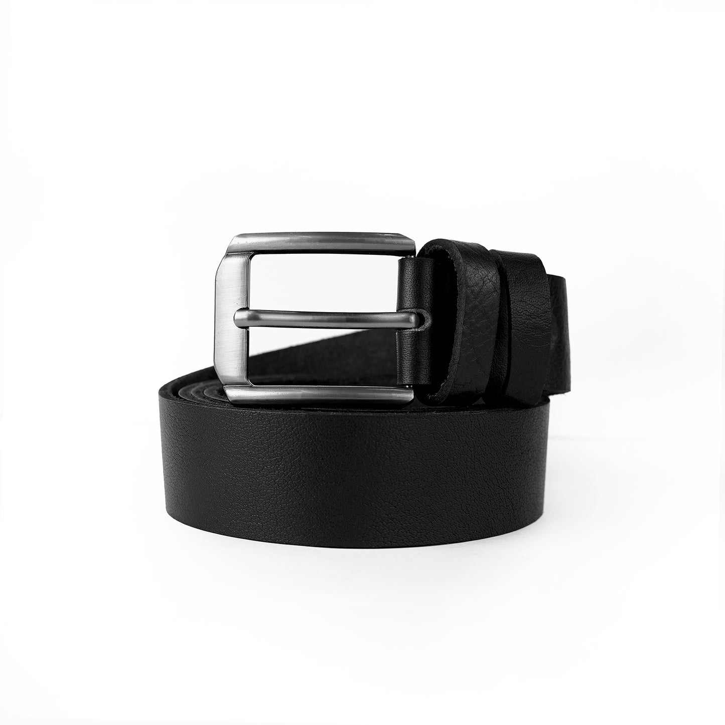 Black Premium Plus-Size Leather Belt PSM-9288