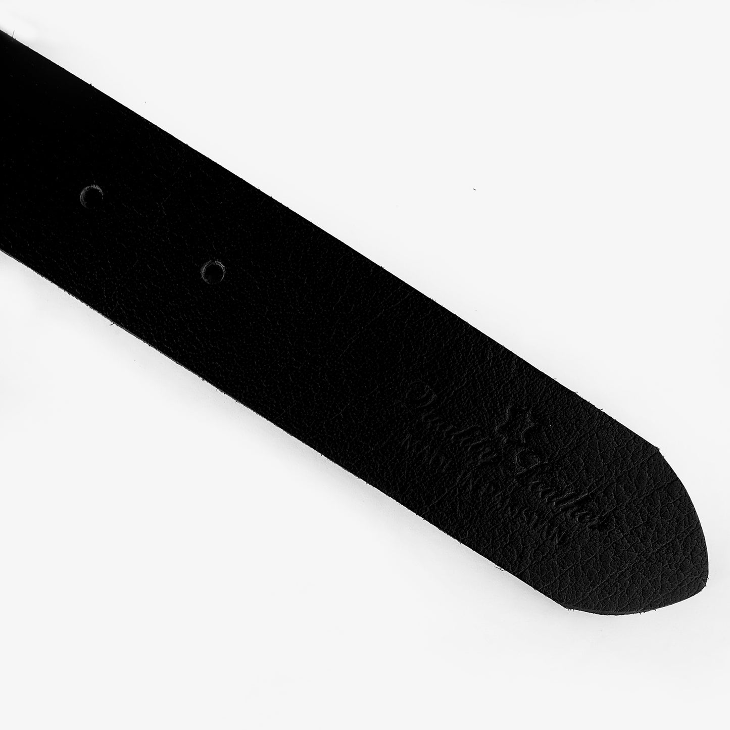 Black Premium Plus-Size Leather Belt PSM-9288