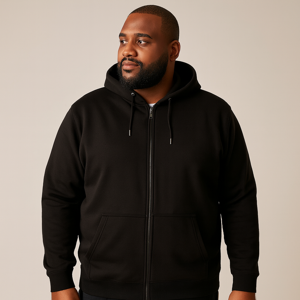 Black Fleece Big & Tall Zipper Hoodie PSM-8814