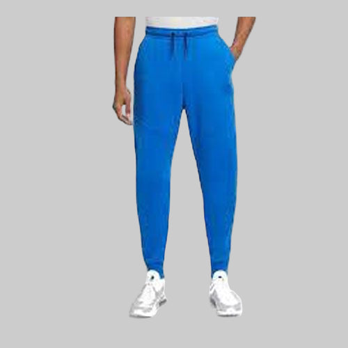 Blue Light Fleece Big Size Close Bottom Joggers PSM-6392