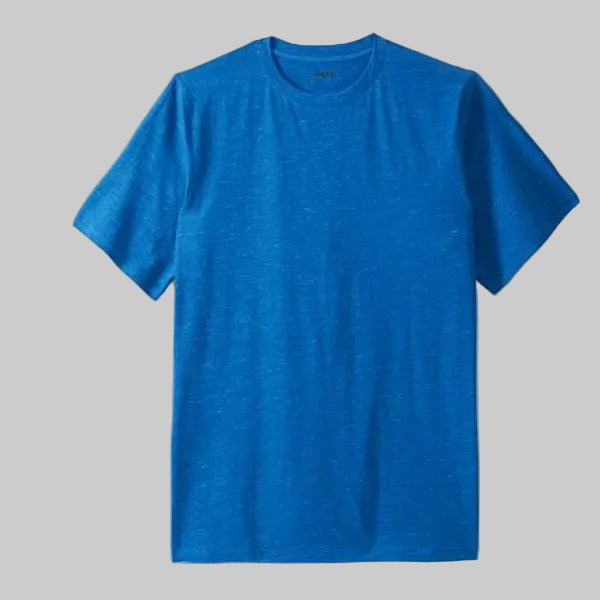 Blue Big & Tall Crewneck T-Shirt PSM-4737