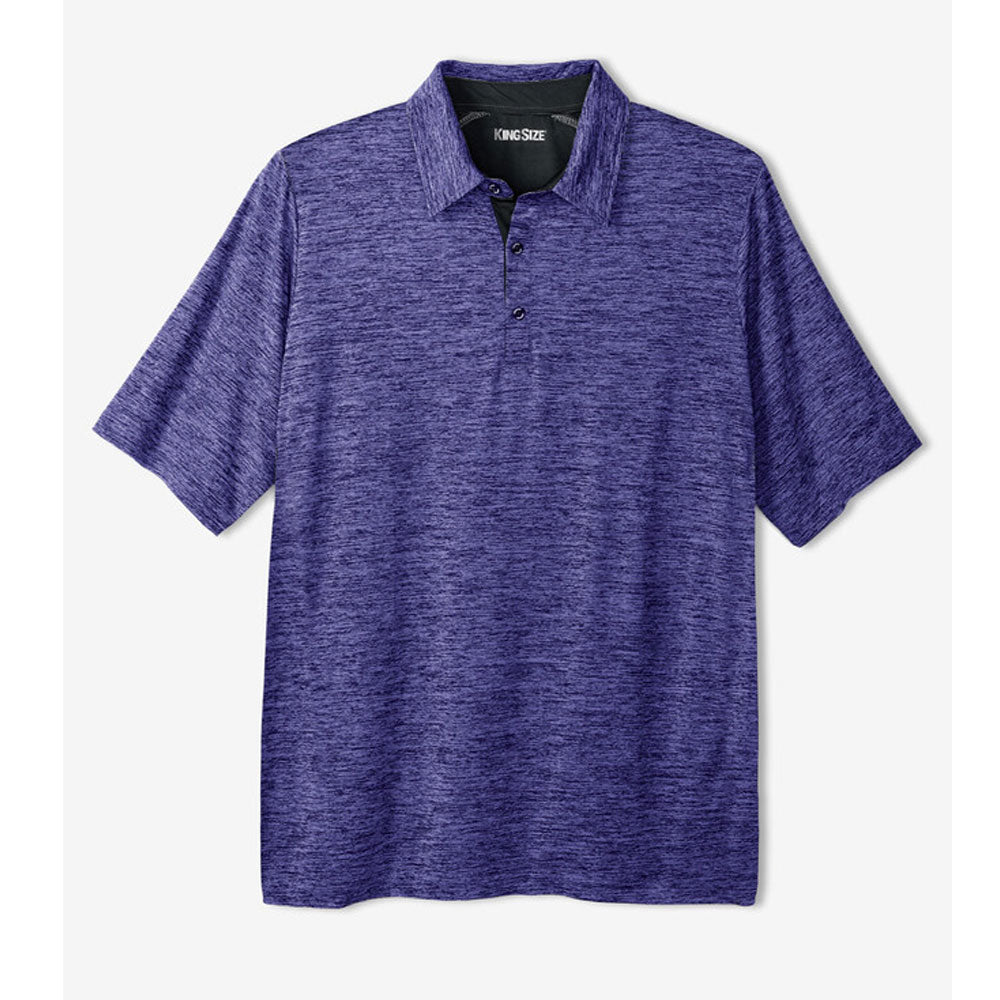 Bright Purple Marl Moisture Wicking B Grade Polo Shirt PSM-8459B