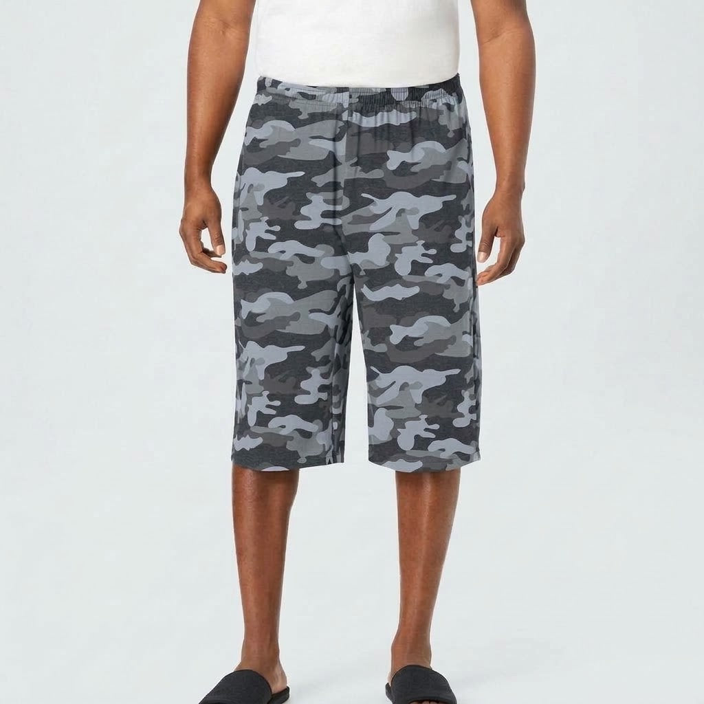 Camo Fleece Big Size Shorts PSM-5923