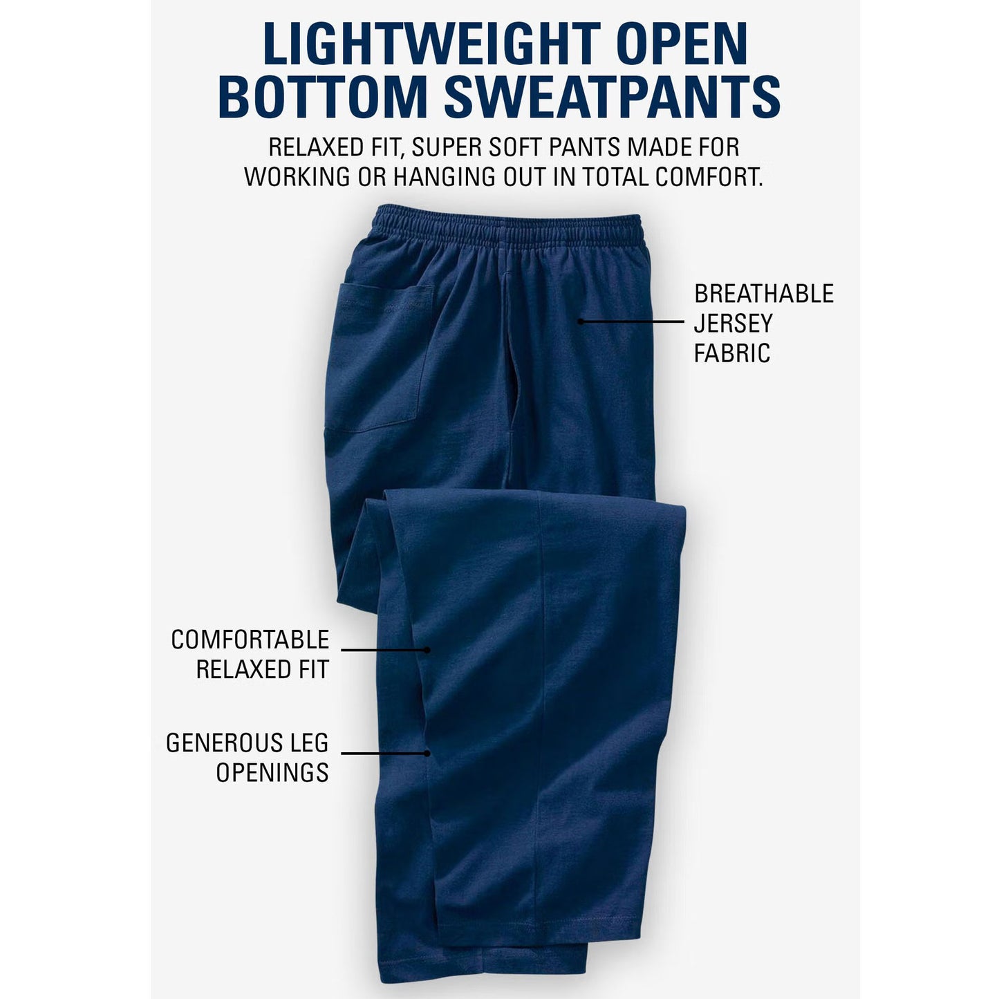 Carbon Jersey Big & Tall Size Trouser PSM-4812