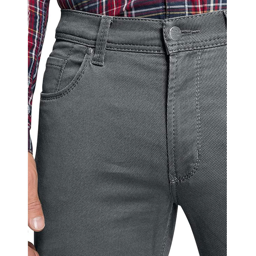 Charcoal Big Size Regular Fit Cotton Jeans PSM-8829