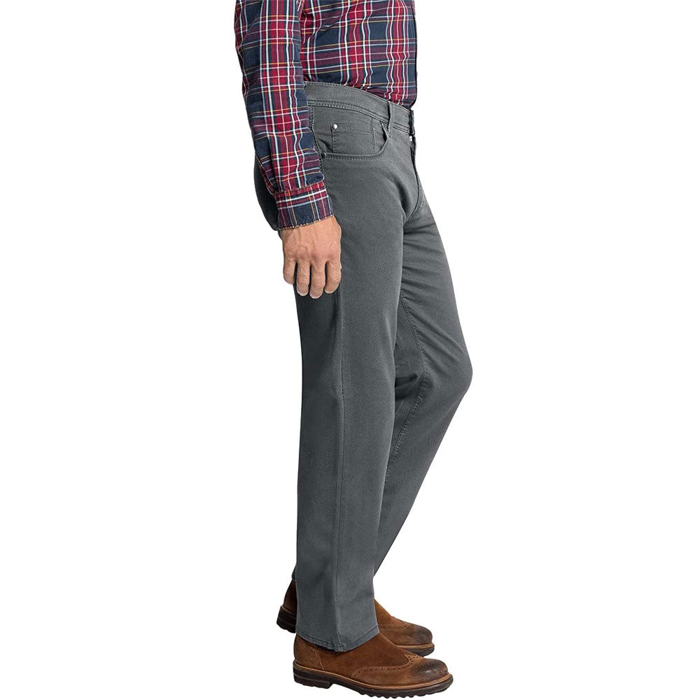 Charcoal Big Size Regular Fit Cotton Jeans PSM-8829