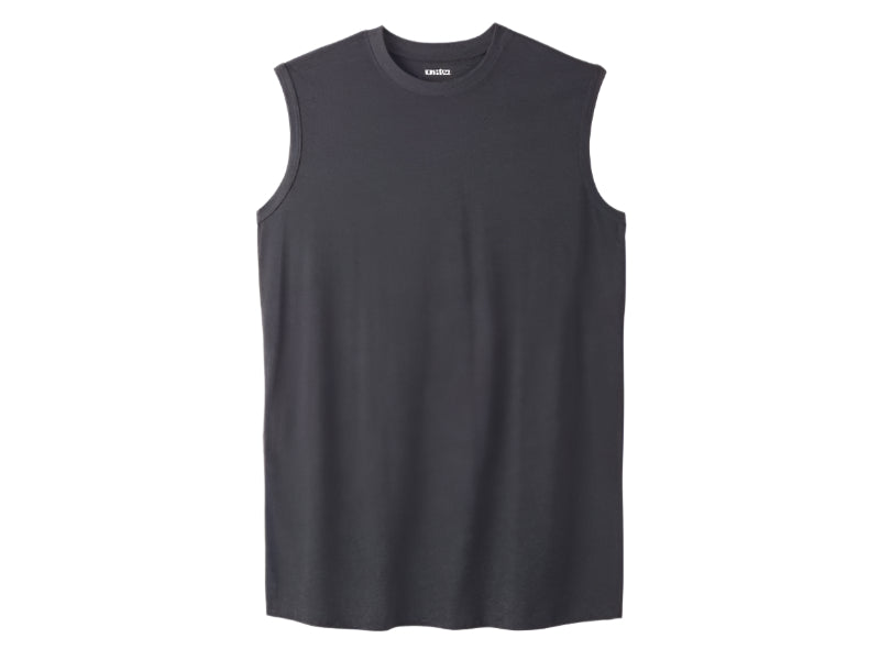 Charcoal Muscle T-Shirt – Athletic Cut with Soft Fabric