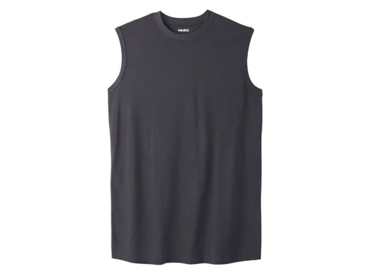Charcoal Muscle T-Shirt – Athletic Cut with Soft Fabric