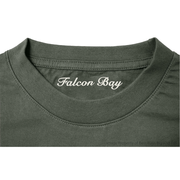 Charcoal Plus Size Cotton Tee – Flat Lay of Crewneck and Pocket