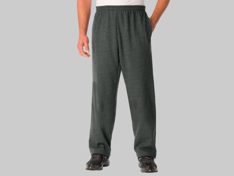 Charcoal Fleece Big Size Open Bottom Trouser PSM-5041