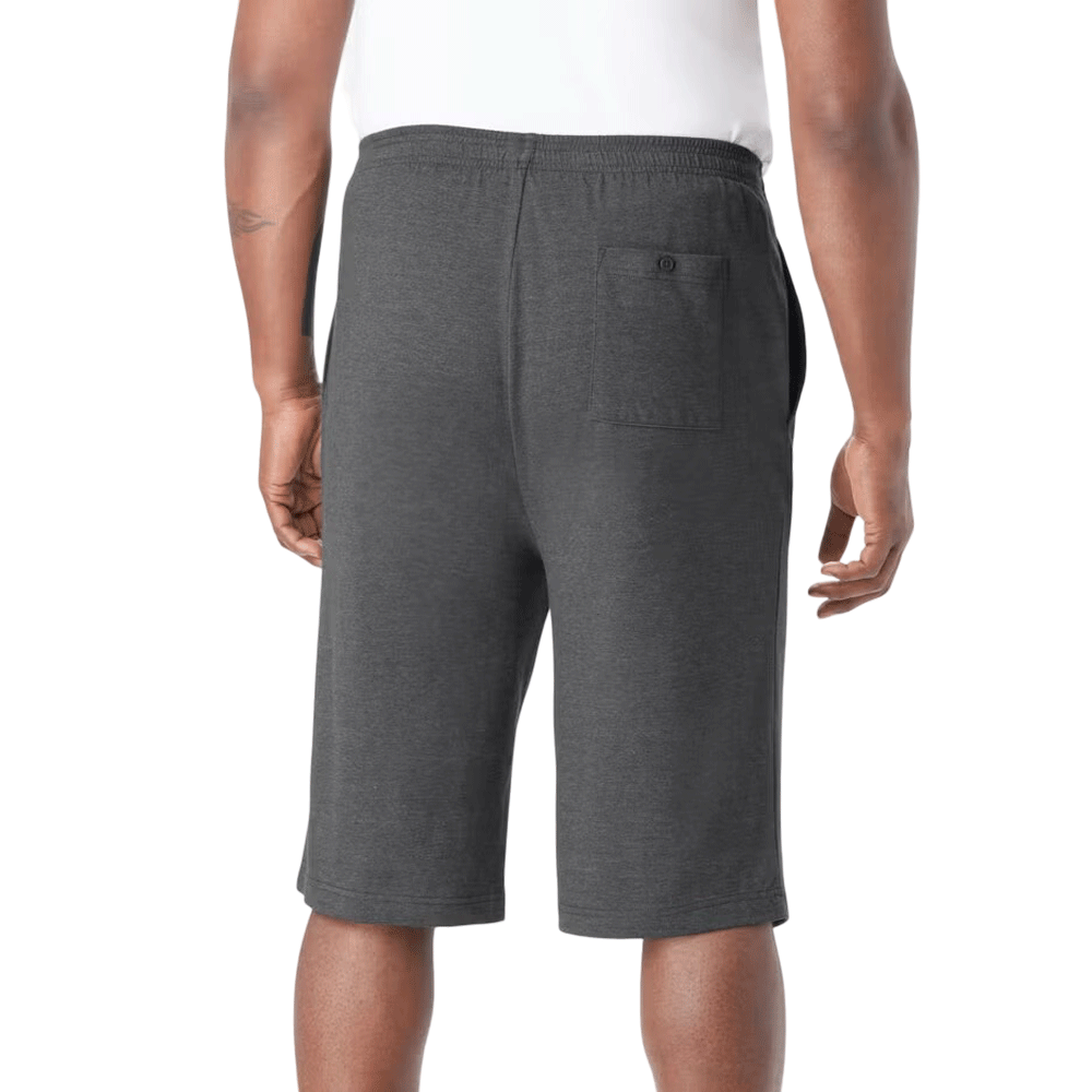 Charcoal Jersey Big Size Long Length Shorts with soft fabric, an elastic waistband, drawstring, and deep side pockets for ultimate comfort and convenience.