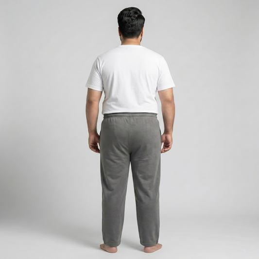 Charcoal Comfort Fit Terry Trousers PSM-11131