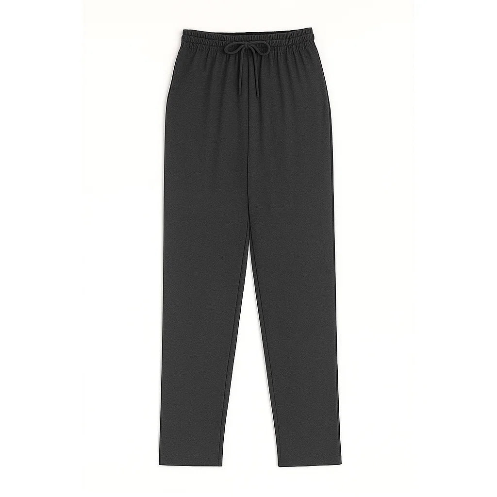 Charcoal Side-Striped Plus Size Trouser PSM-9913