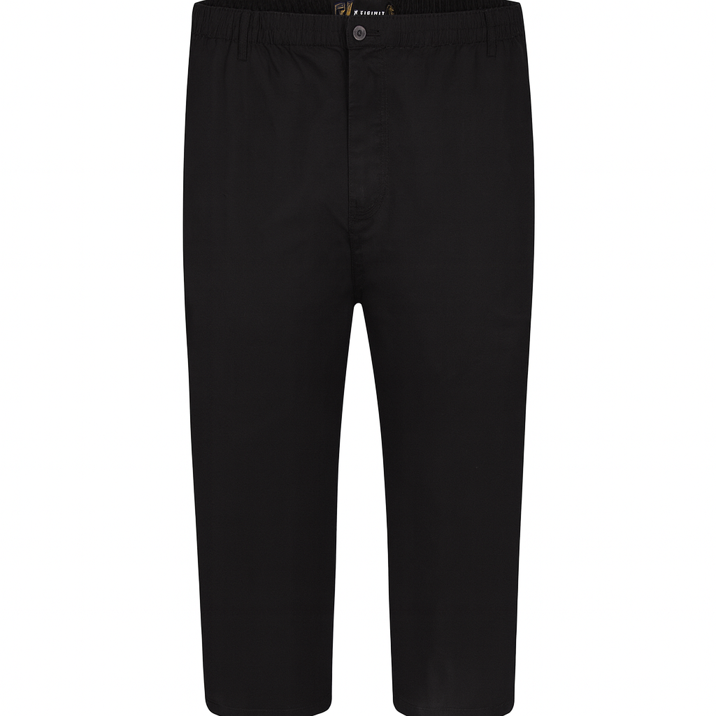 Black Elasticated Waist Rugby Pant – Big & Tall Comfort