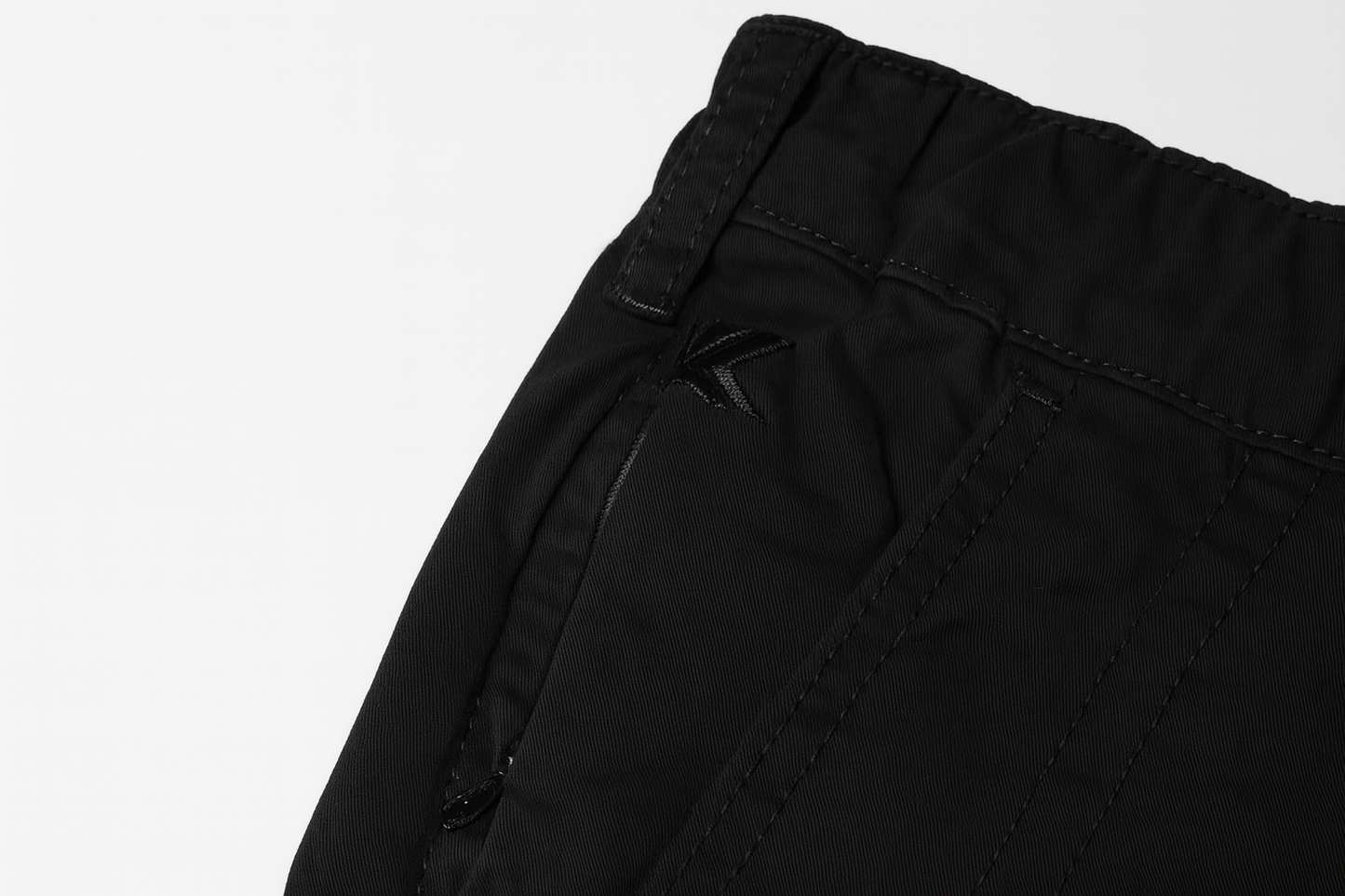 Black Elasticated Waist Rugby Pant PSM-9922