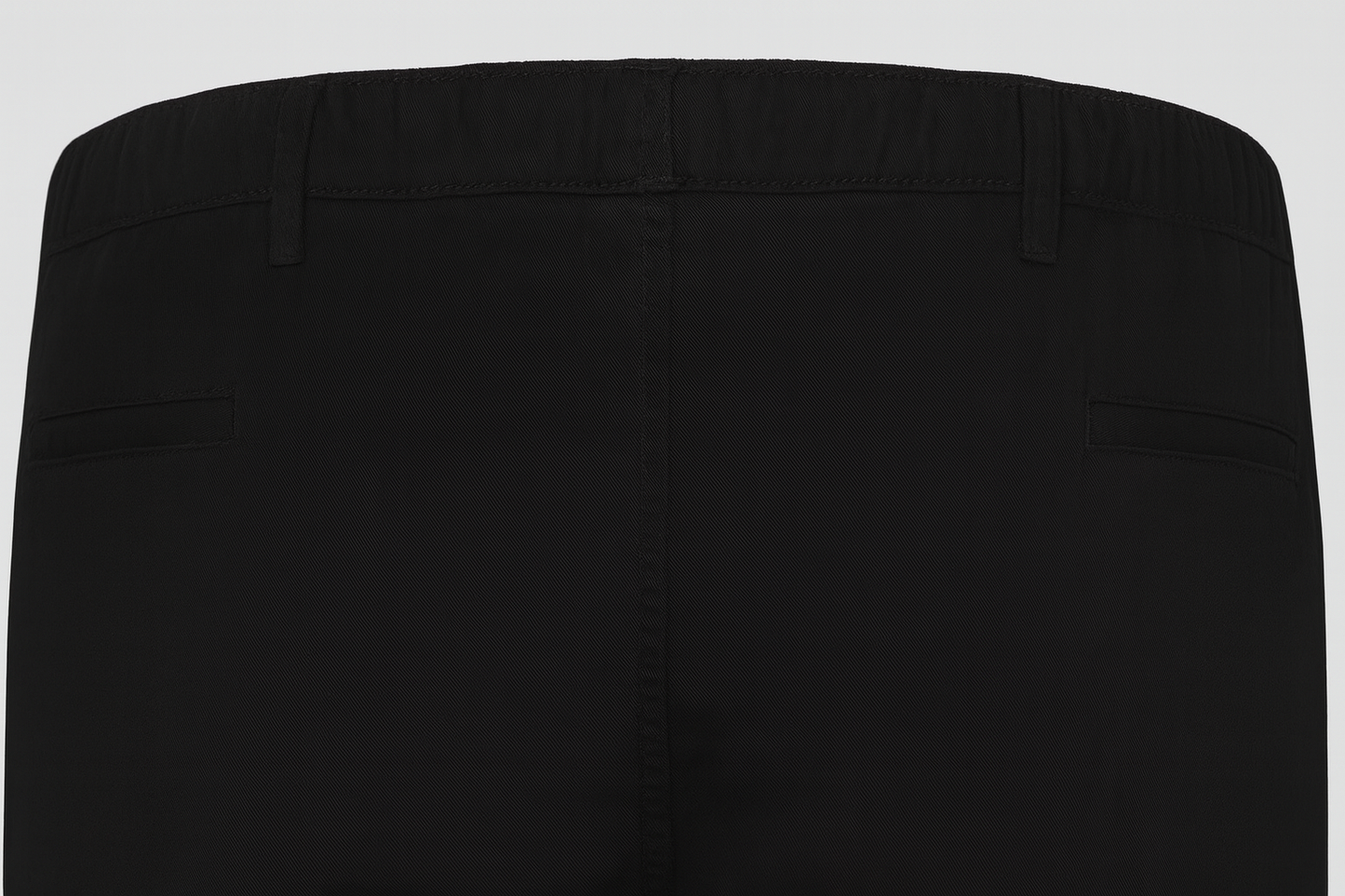 Black Elasticated Waist Rugby Pant PSM-9922