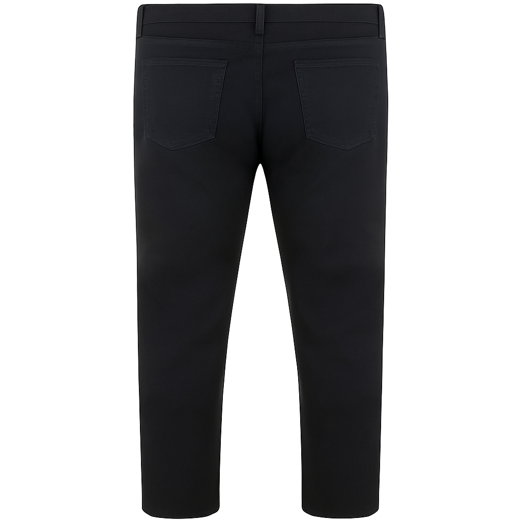 Black Slim Fit Stretch Chinos Jeans PSM-9916