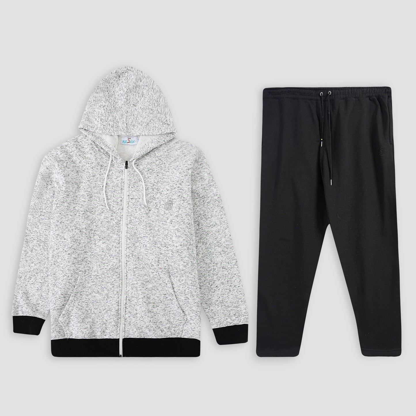 Comfy Luxe Plus-Size Cotton Fleece Tracksuit PSM-8703