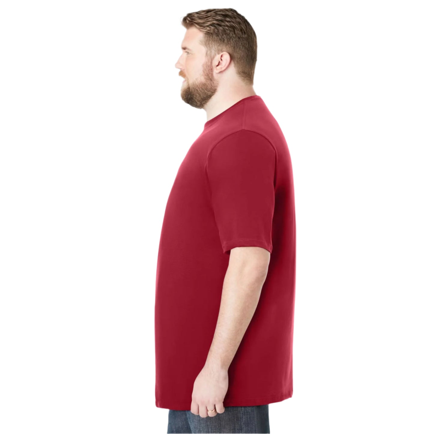 Crimson Red Classic Crewneck Tee PSM-9839