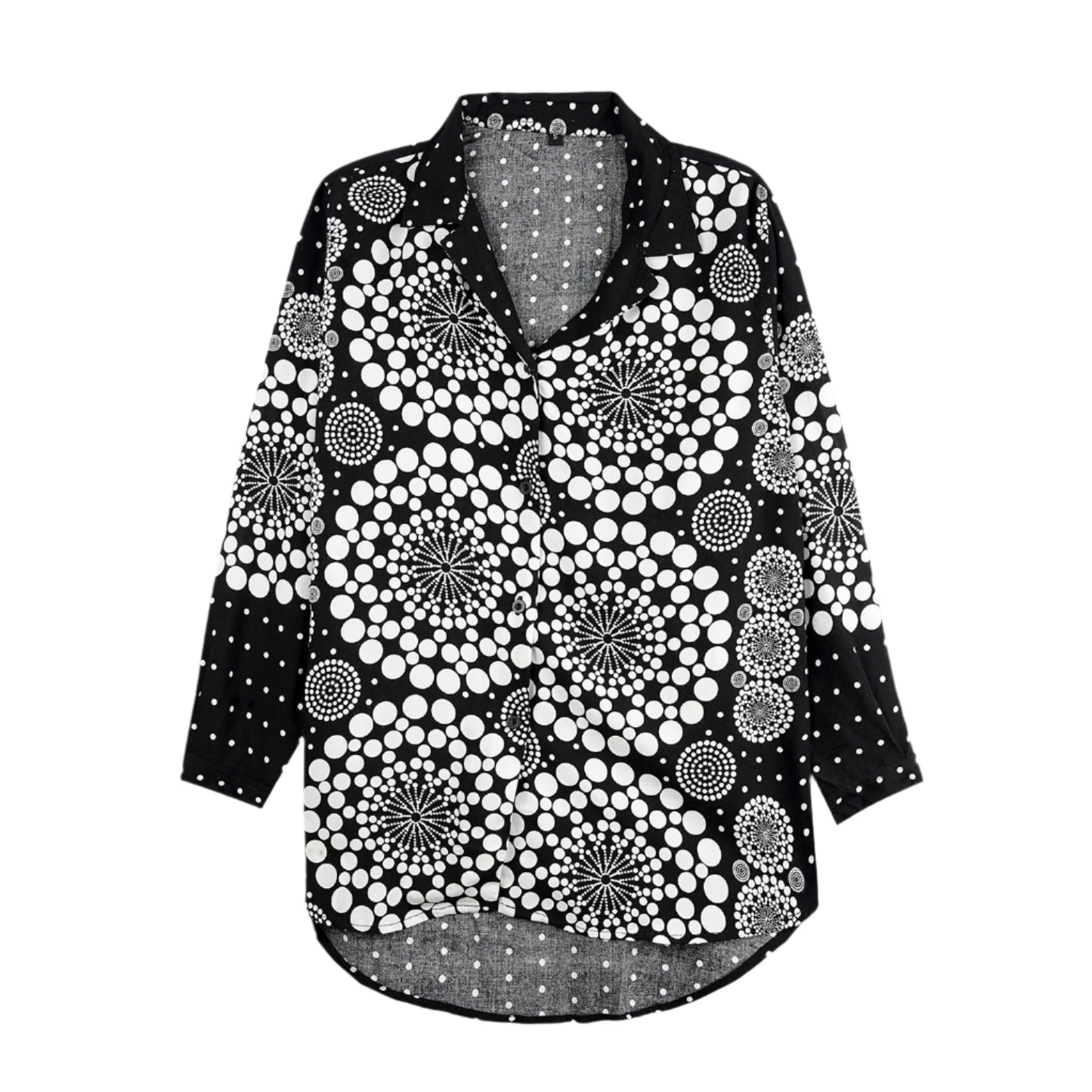 Orbit Dots Long-Sleeve Shirt  PSW-9192