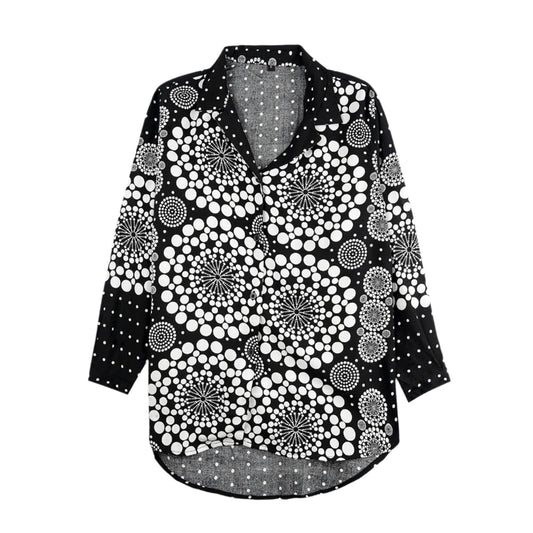Orbit Dots Long-Sleeve Shirt PSW-9192