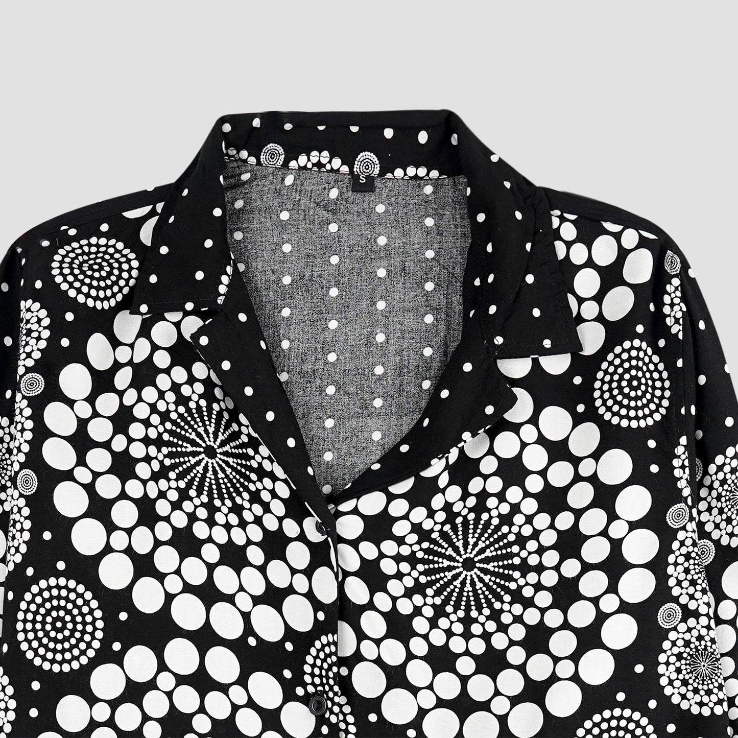 Orbit Dots Long-Sleeve Shirt PSW-9192