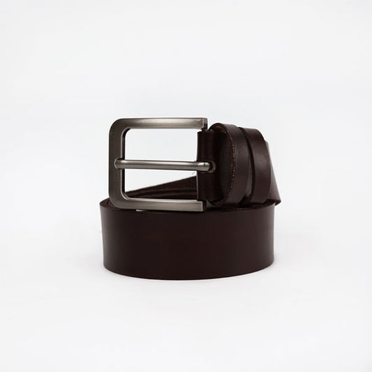 Dark Brown Plus-Size Leather Belt PSM-9258