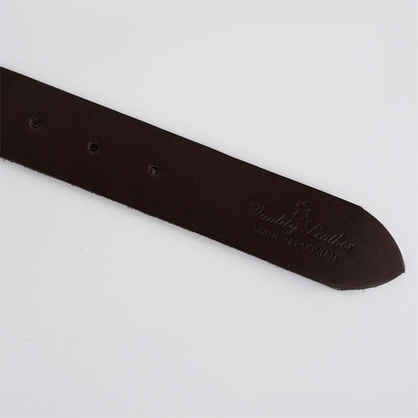 Dark Brown Plus-Size Leather Belt PSM-9258