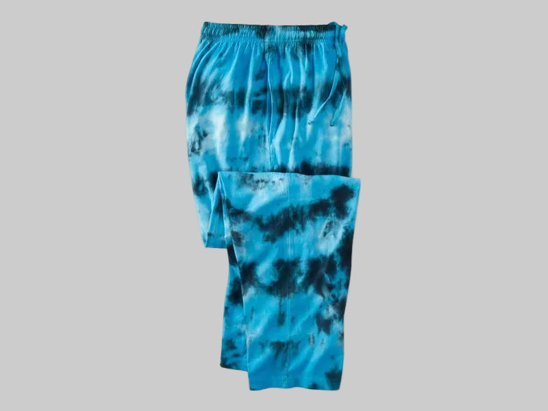 Men’s plus-size cotton jersey lounge pants with drawstring waist and side pockets, designed for ultimate comfort and relaxation.