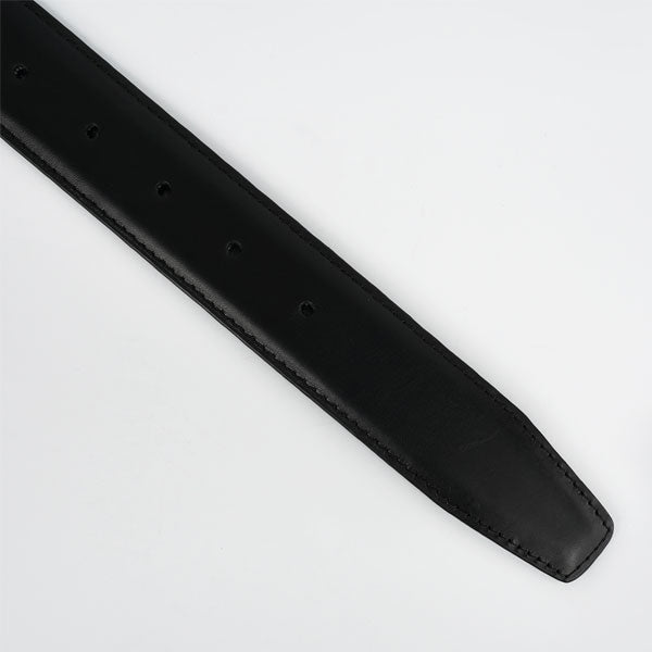Essential Black Plus-Size Leather Belt PSM-9256