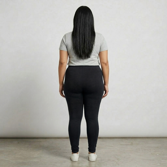 Essential Black Comfort Fit Leggings PSW-10989