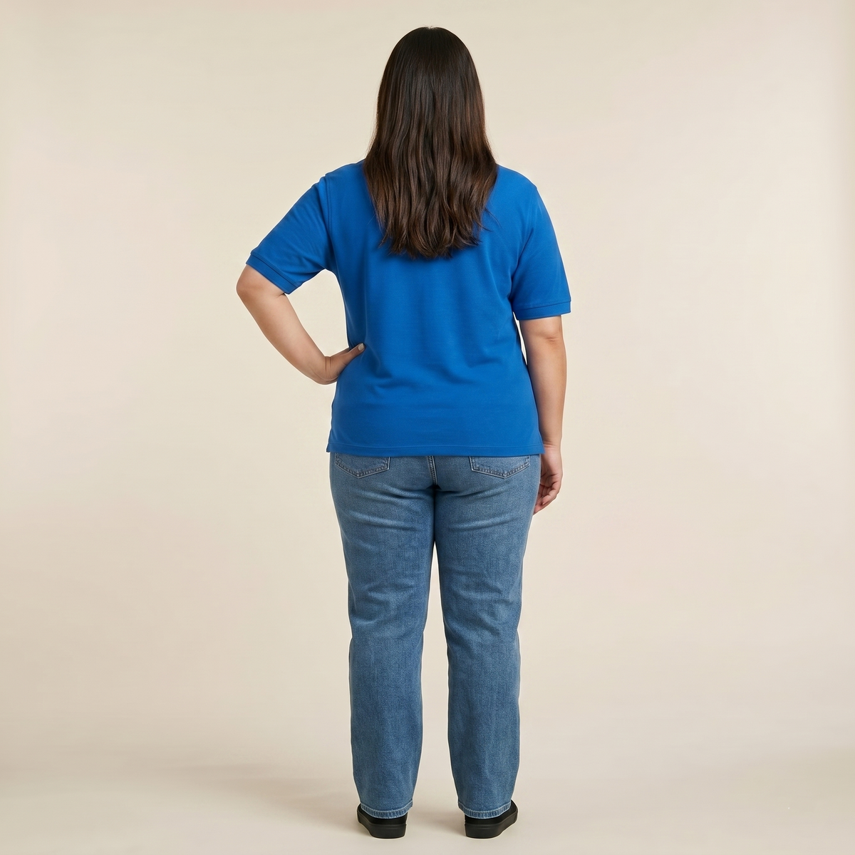 Bright Cobalt Women's Short Sleeve Polo T-Shirt PSW-7240