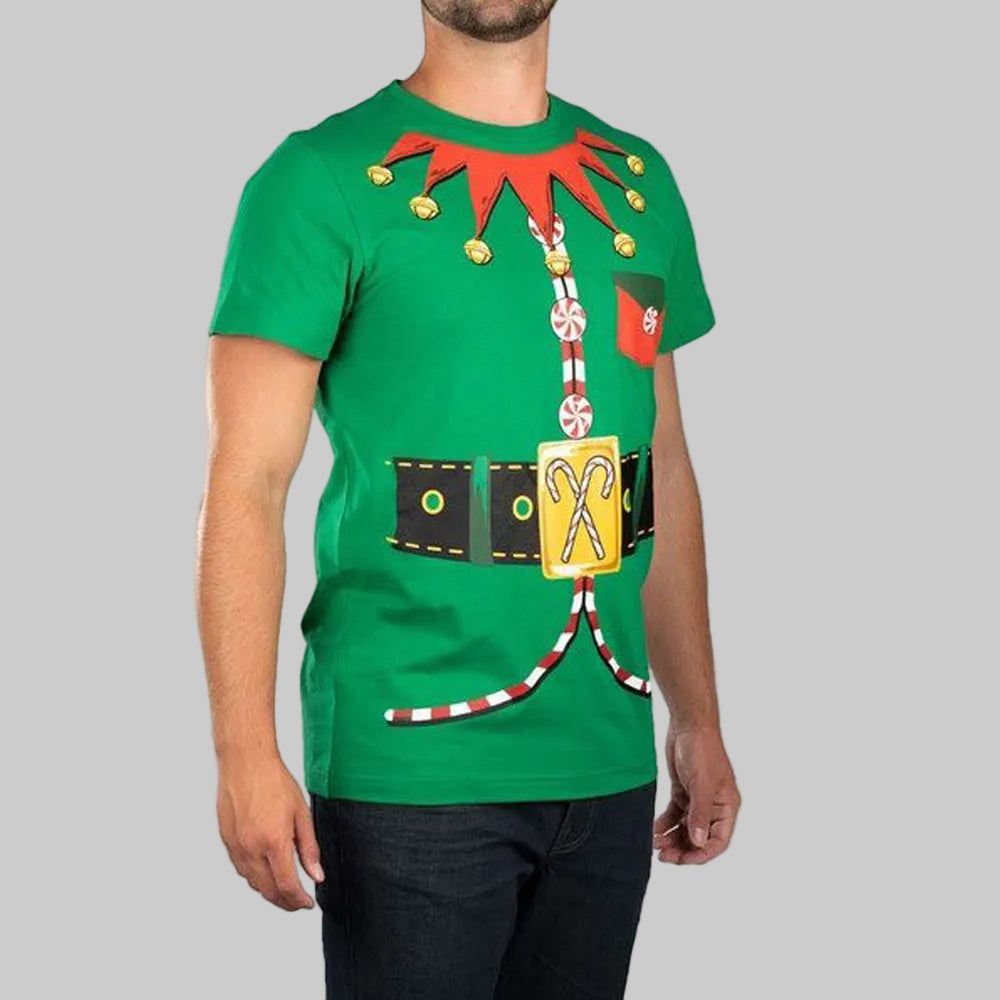 Green Graphic Big Size T-Shirt with oversized fit and trendy front print for comfortable casual everyday wear.