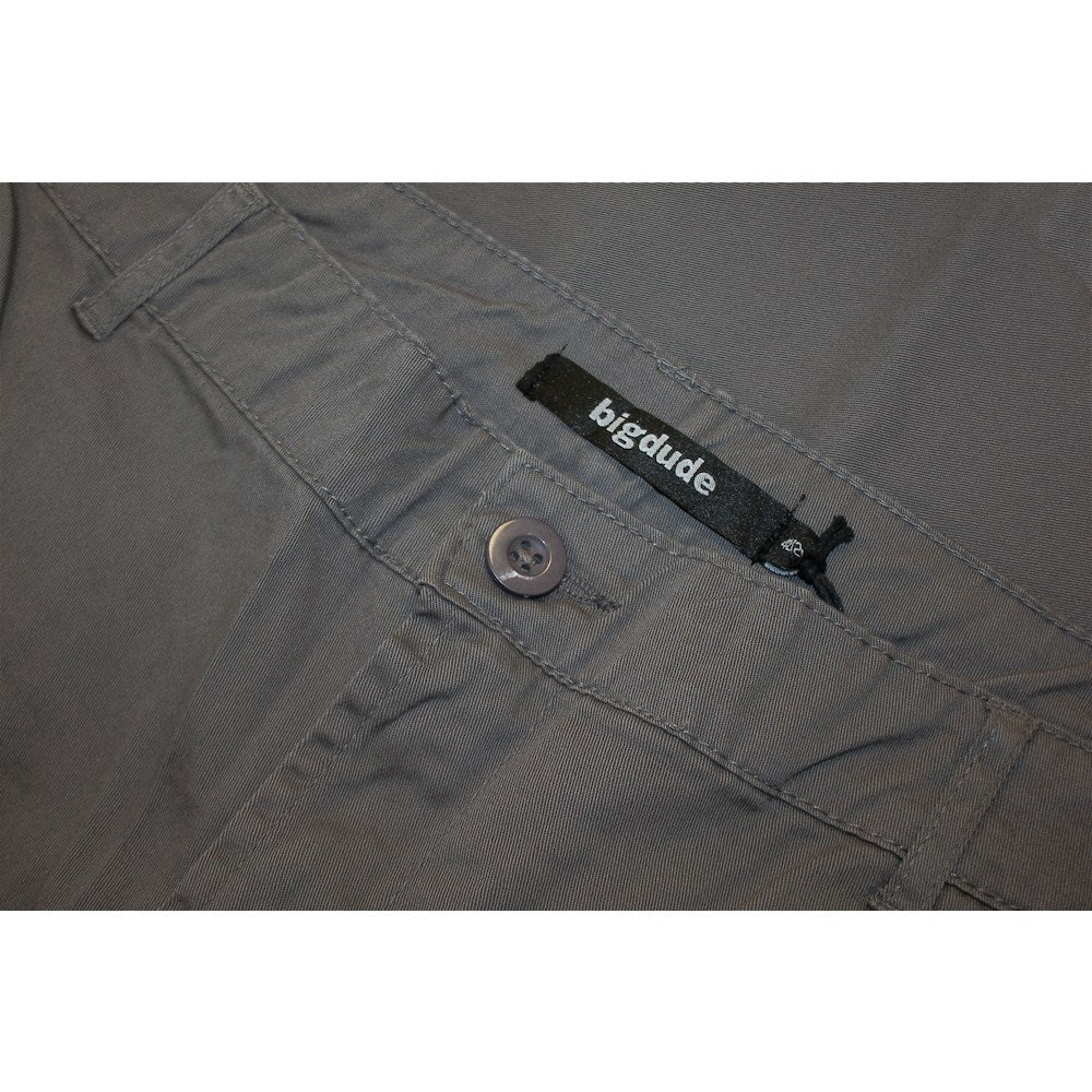 Grey Stretch Chino Pant styled for smart casual look