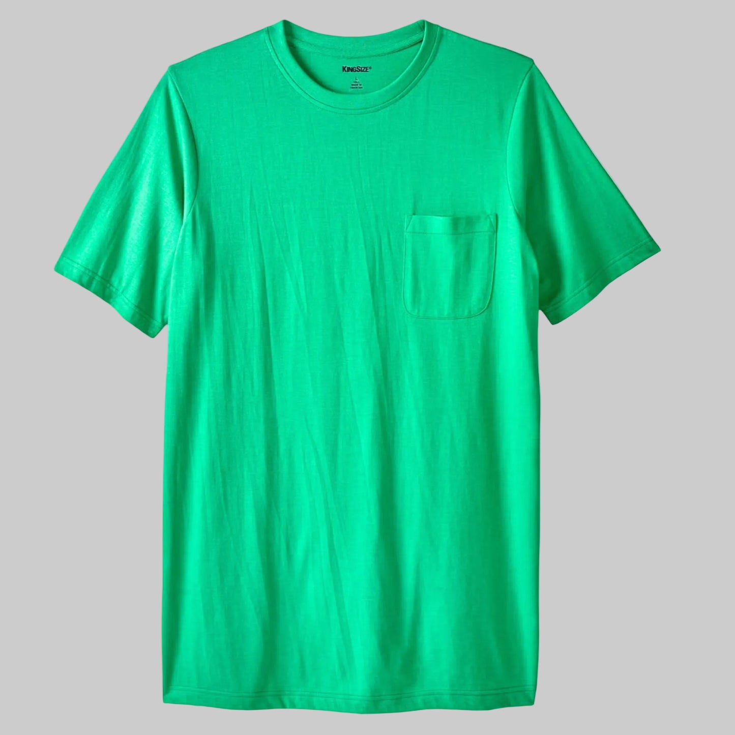Kelly Green Classic Pocket Crewneck T-Shirt PSM-9549