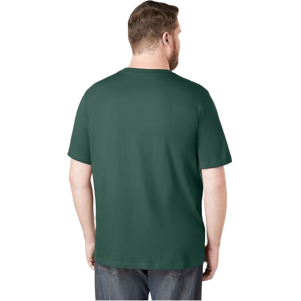 Hunter Green Big & Tall Pocket Crewneck T-Shirt PSM-3639