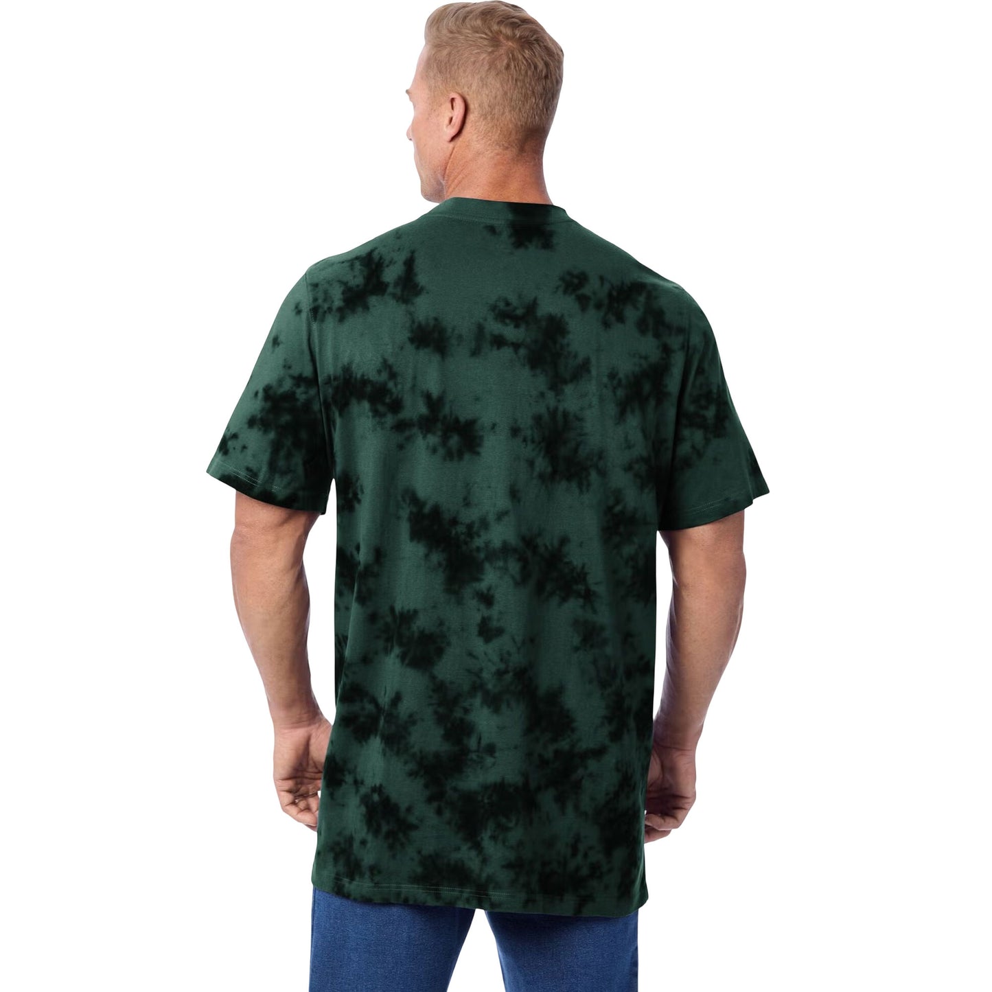 Hunter Marble Lightweight Crewneck T-Shirt – Soft Textured Cotton Blend Tee