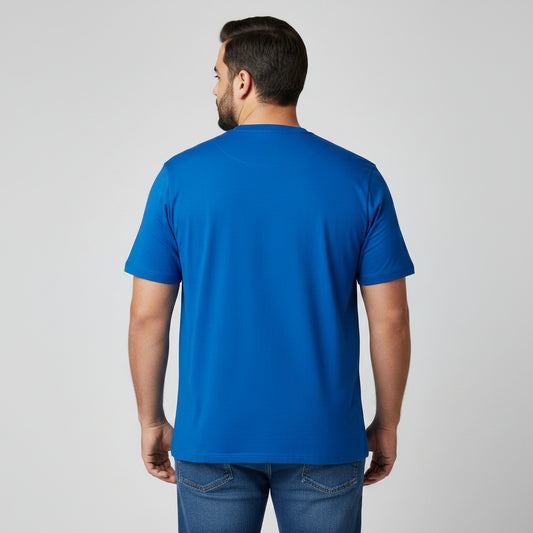 Royal Blue Big & Tall Pocket Crewneck T-Shirt PSM-3641