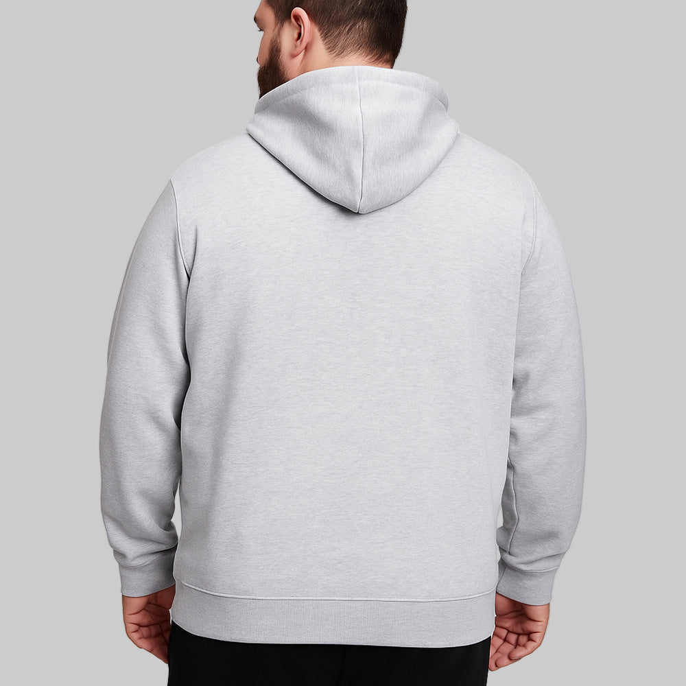 Light grey “Colorado Rockies” printed men’s hoodie with drawstring hood, kangaroo pocket, and ribbed cuffs — soft cotton-blend casual wear.