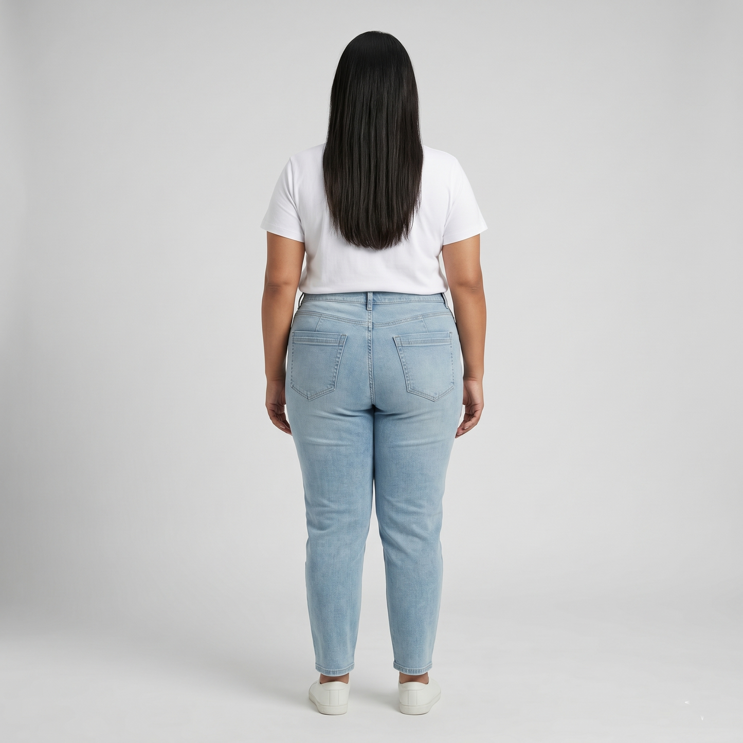 Light Blue Washed Style Denim Jeans PSW-11096