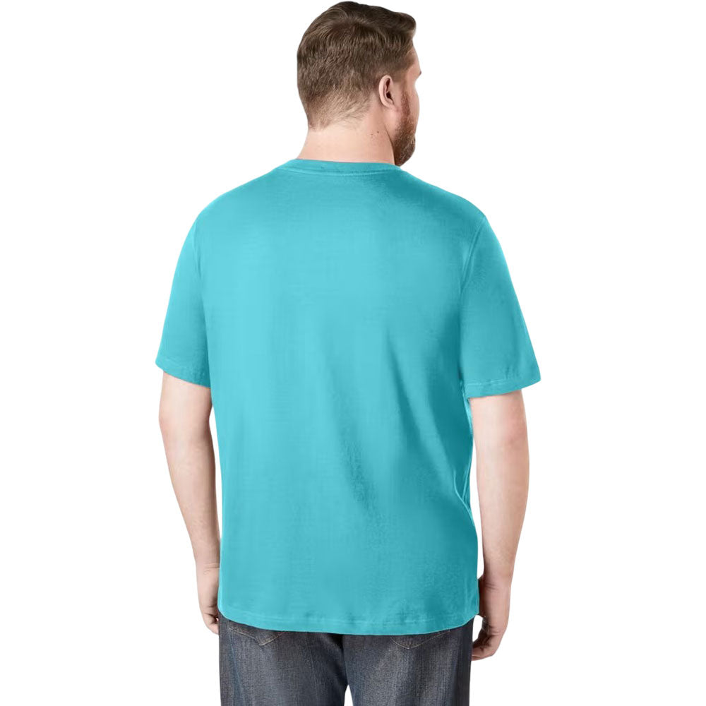 Maui Blue Big & Tall Cotton Crewneck T-Shirt for Men